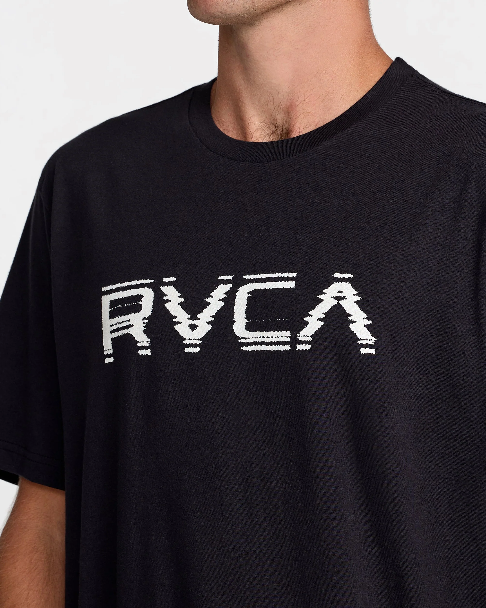 Big RVCA Glitch Short Sleeve Tee - Image 4