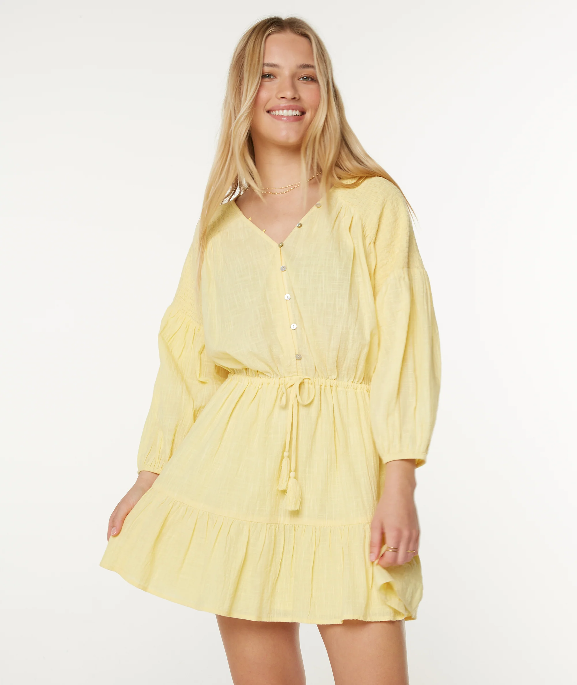 Bright Lotus Mini Dress - Image 5