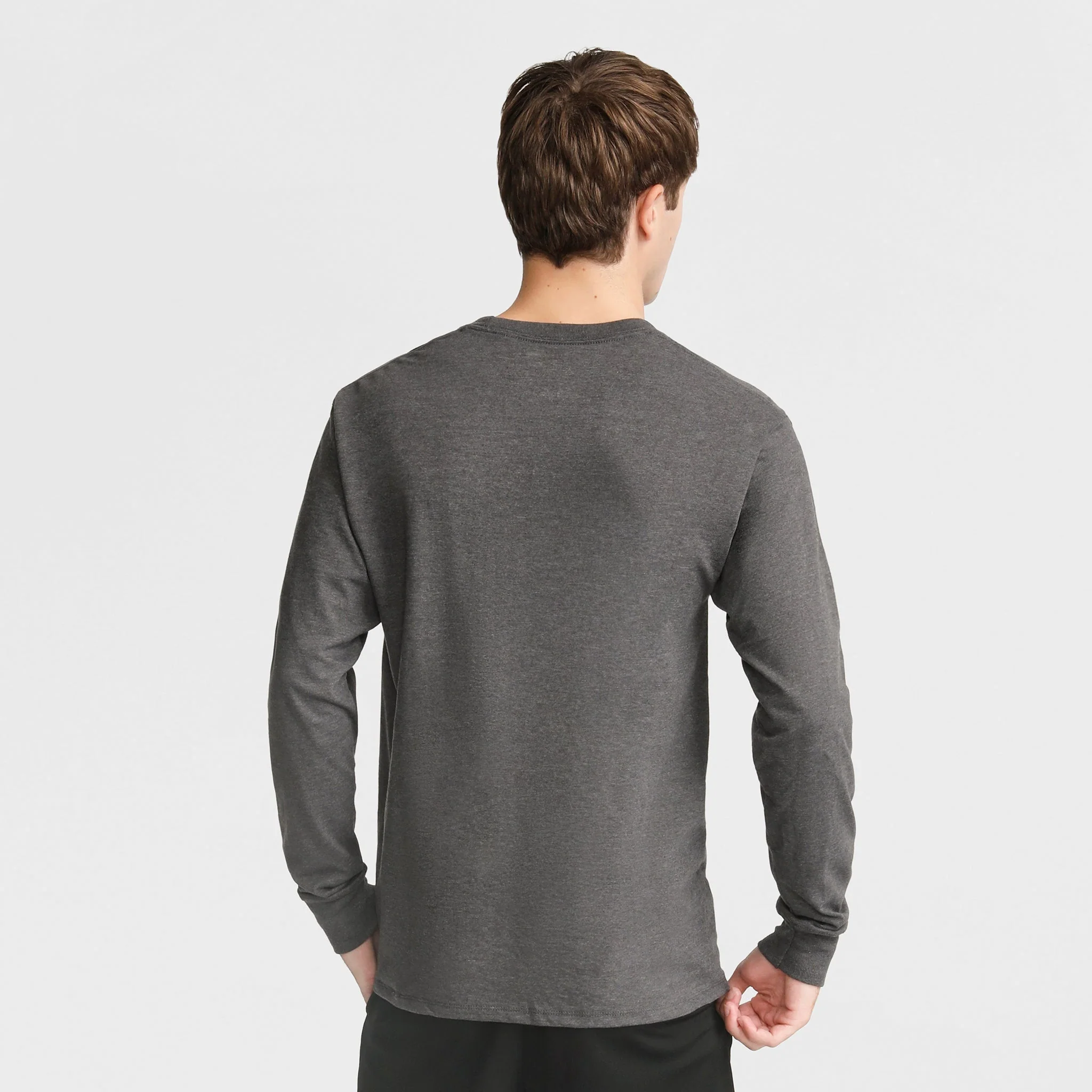 Classic Long Sleeve T-Shirt, Embroidered C Logo - Image 2