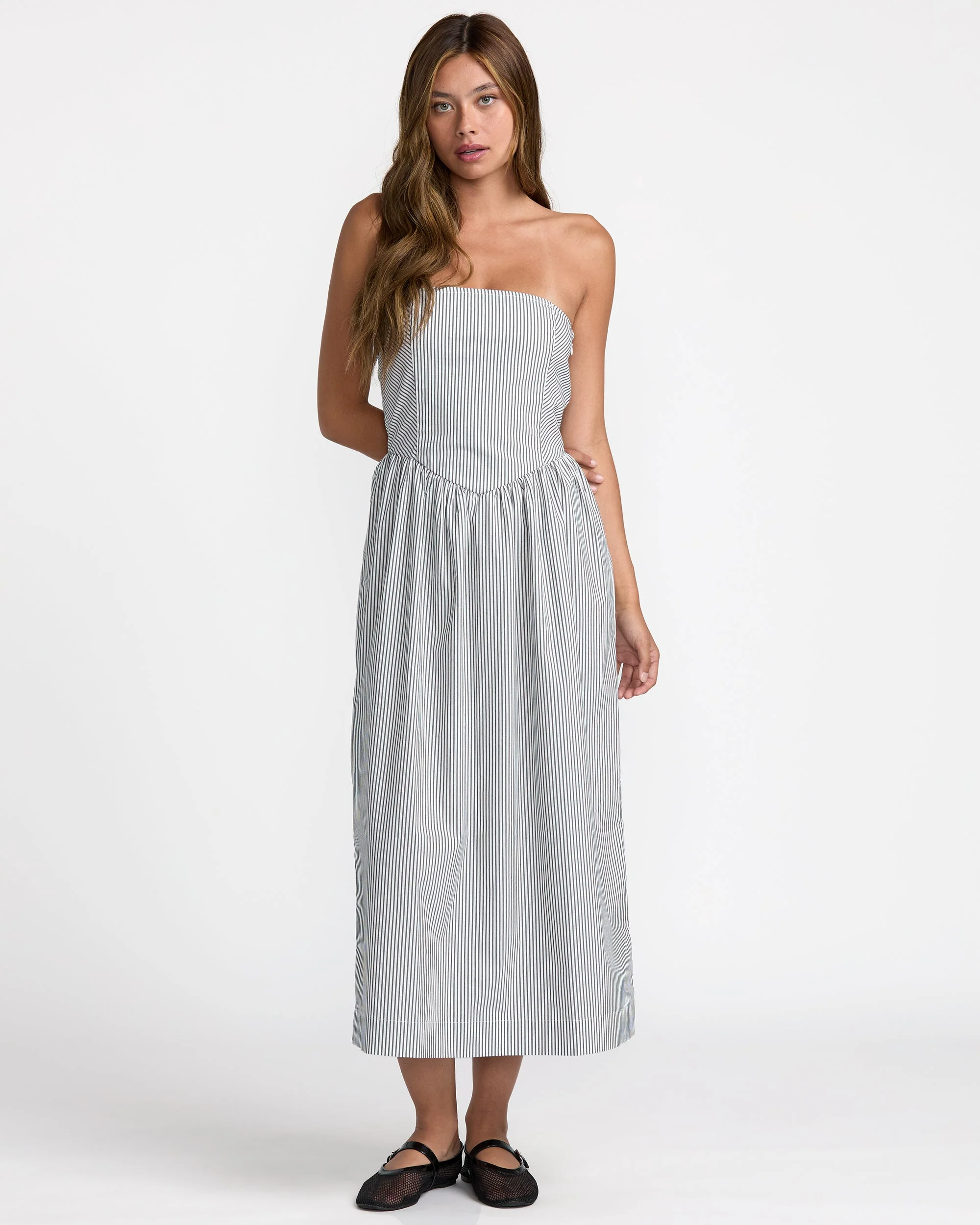 Florence Drop Waist Midi Dress - Image 2