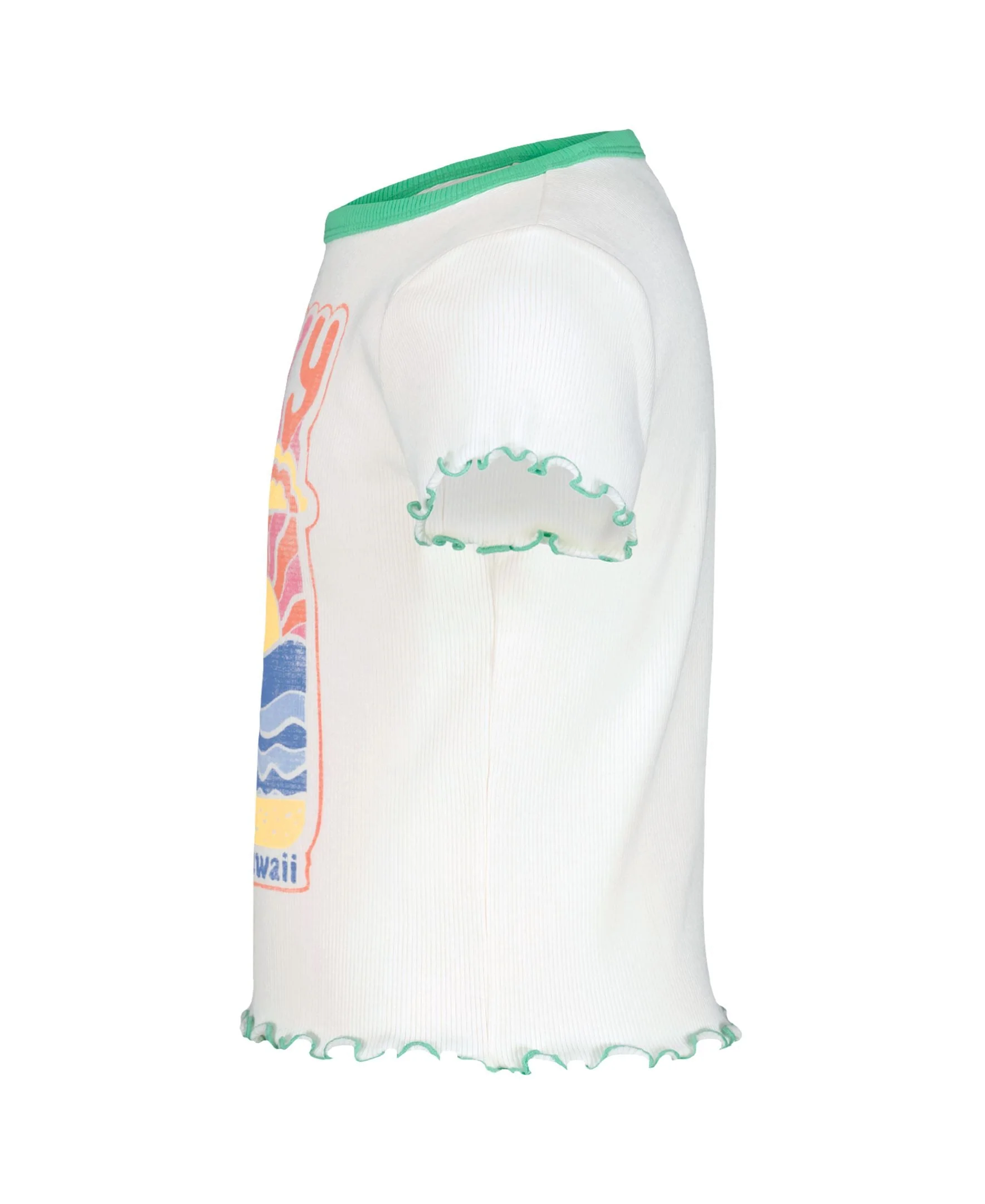 Girls' Ocean Poster Baby Tee - Image 4