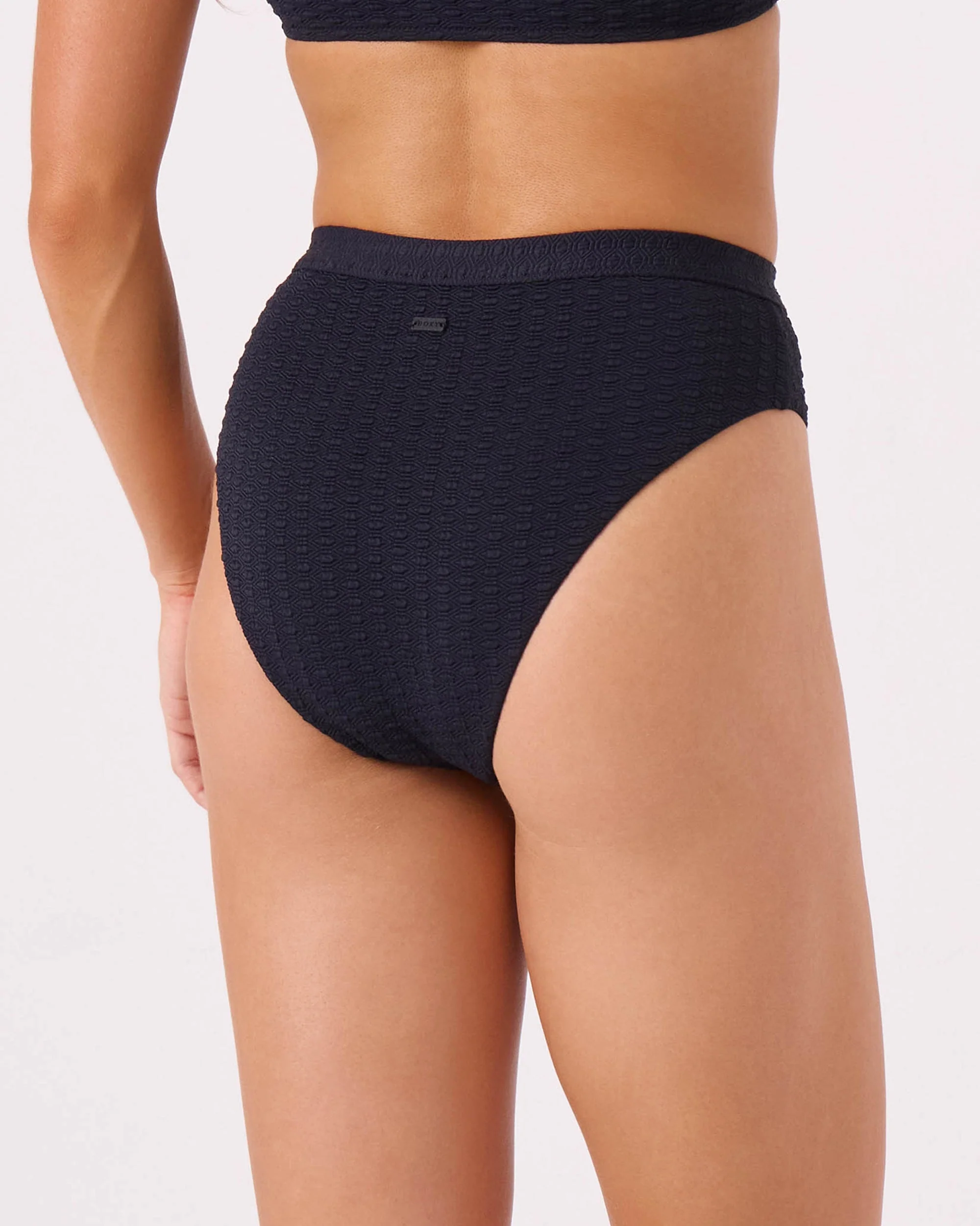 Haleiwa Banded High Waist Moderate Bikini Bottom - Image 3