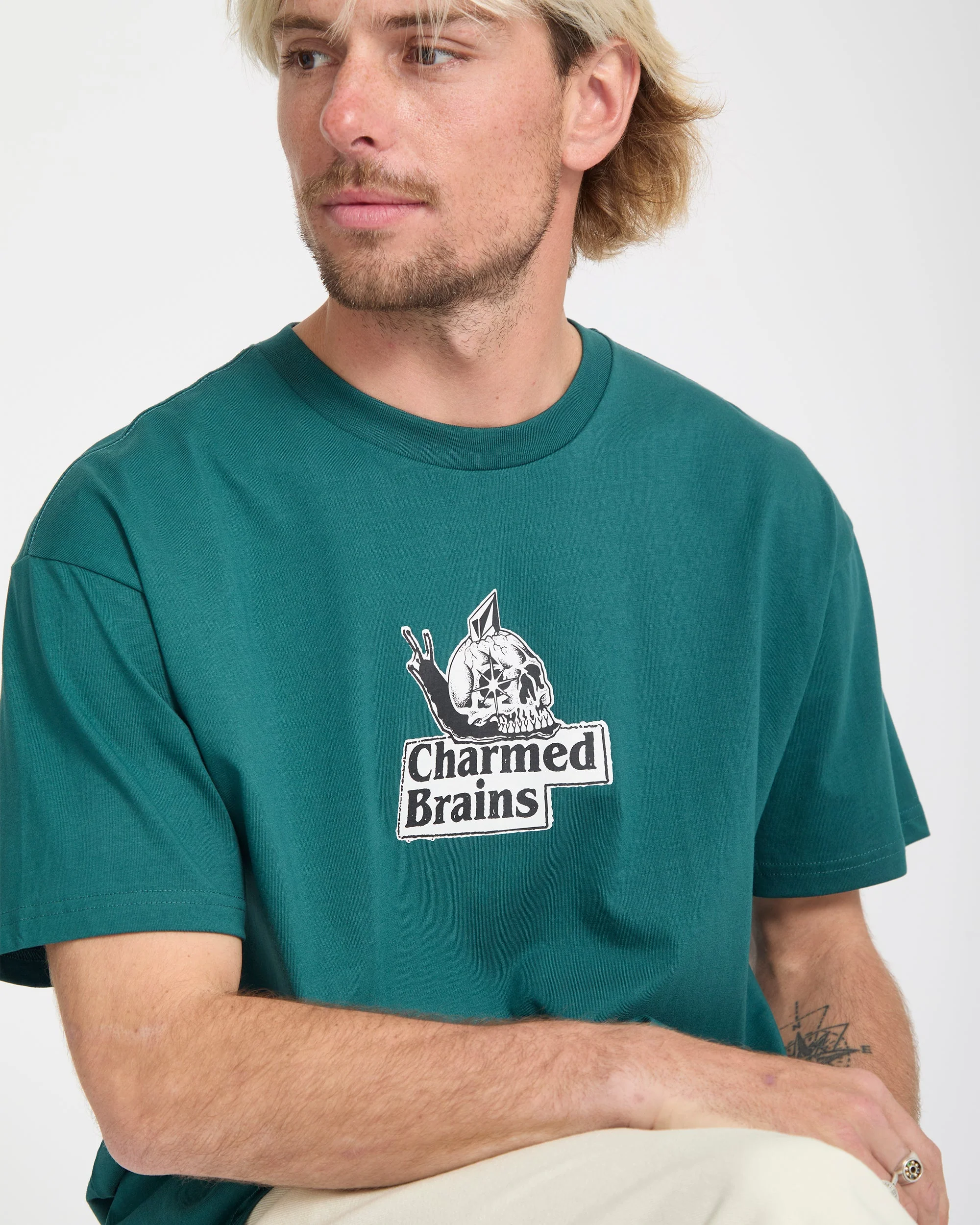 Men's Charmed Brains Short Sleeve Tee - Image 4