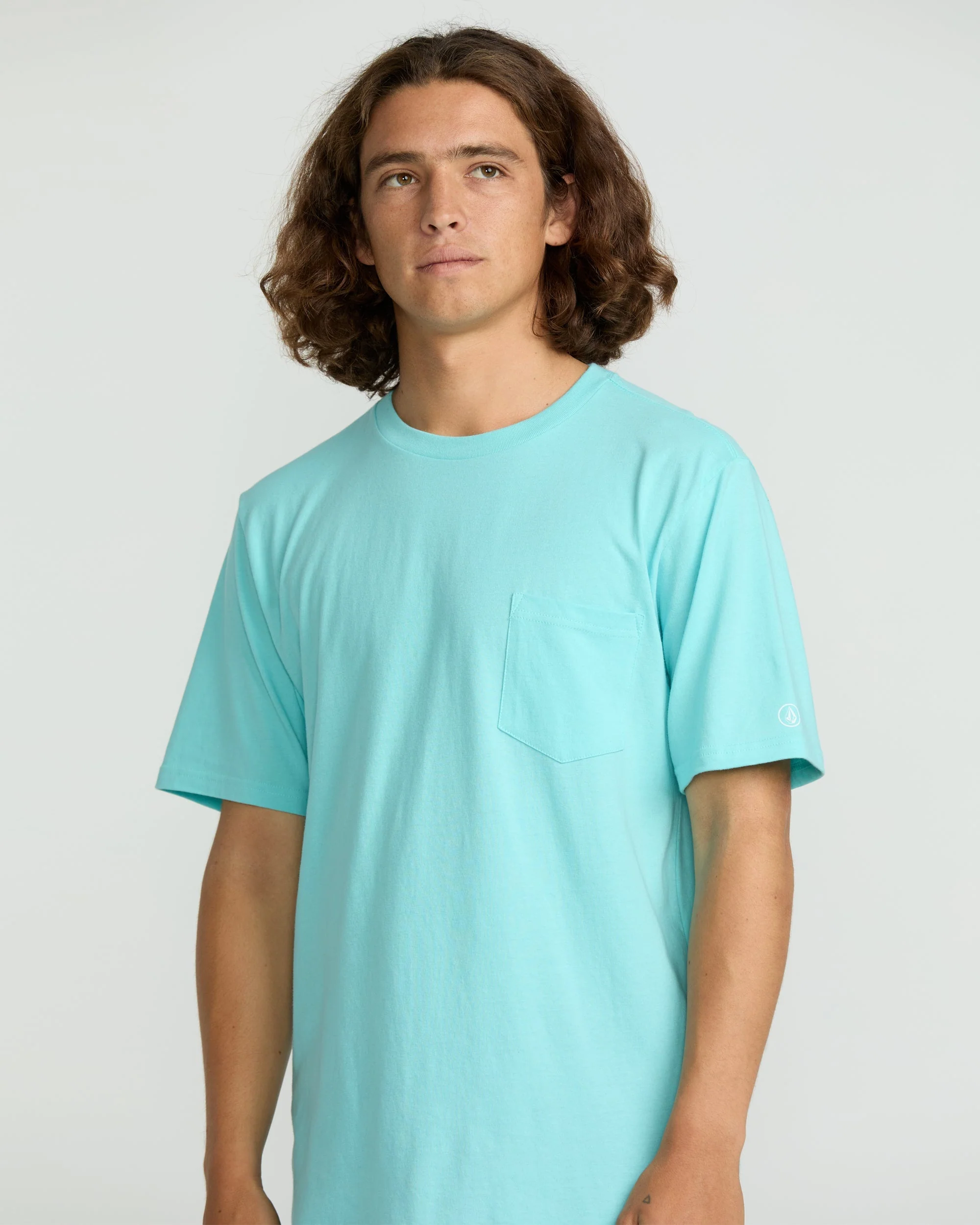 Men's Solid Short Sleeve Pocket Tee - Image 4