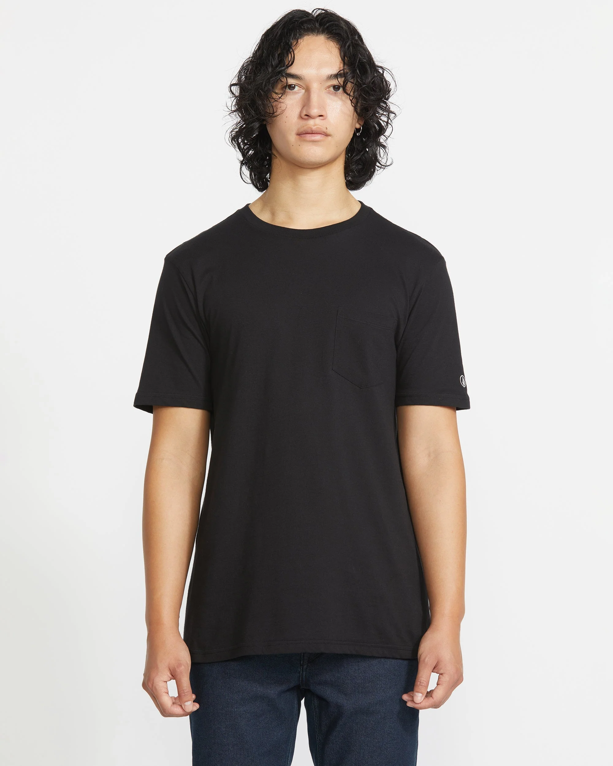Men's Solid Short Sleeve Pocket Tee - Image 3