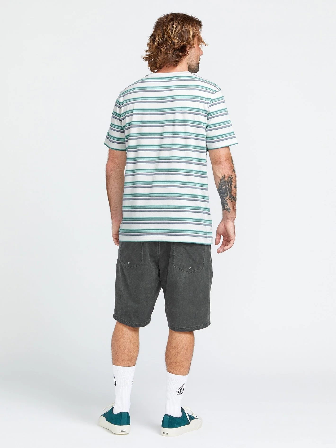 Men's Stone Faded Hybrid Shorts - Image 11