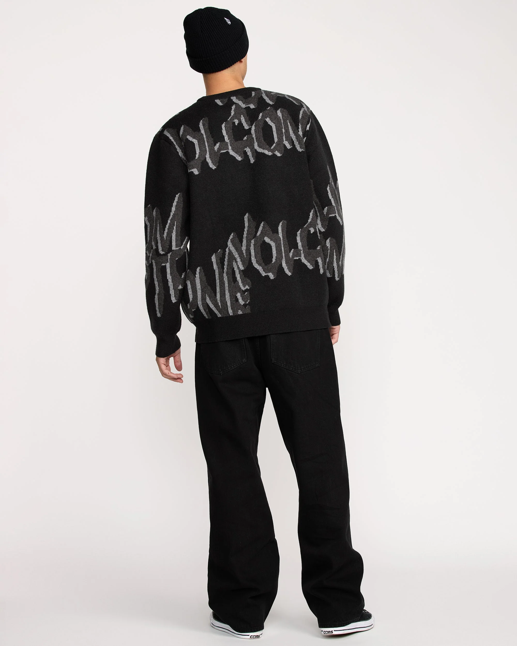 Men's Stone Jacquard Sweater - Image 7