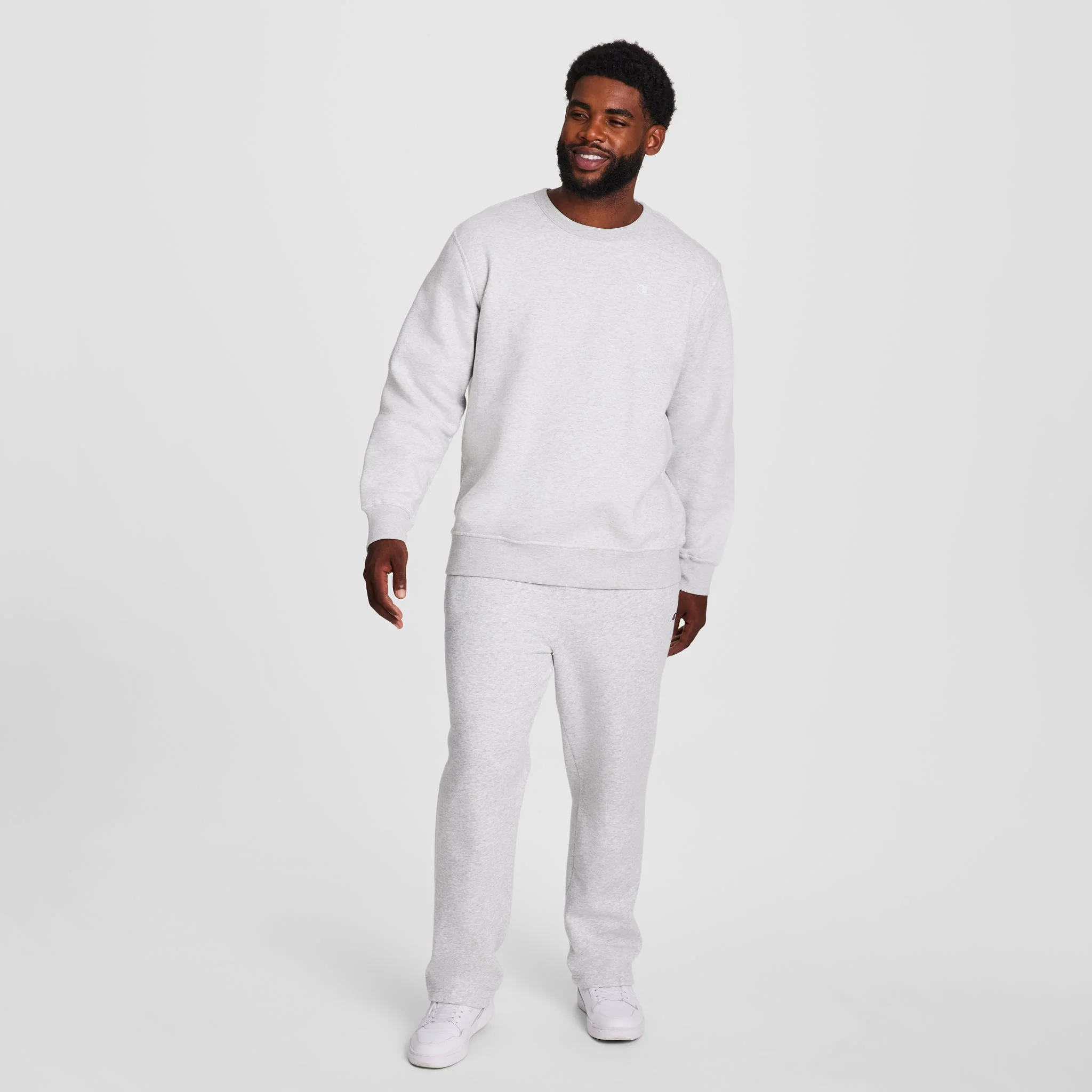 Powerblend Crewneck Sweatshirt, C Logo - Big & Tall - Image 5