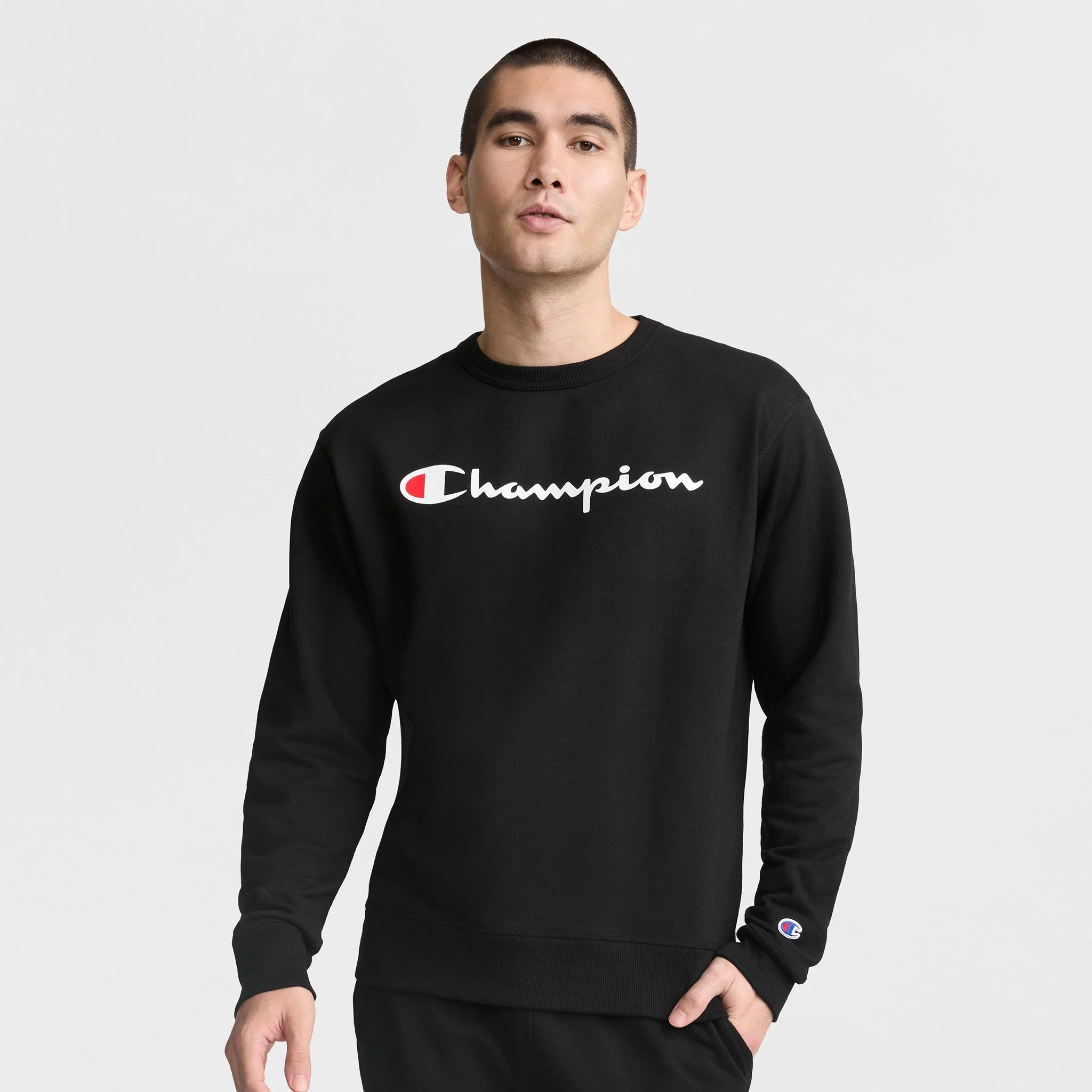 Powerblend Crewneck Sweatshirt, Classic Script Logo