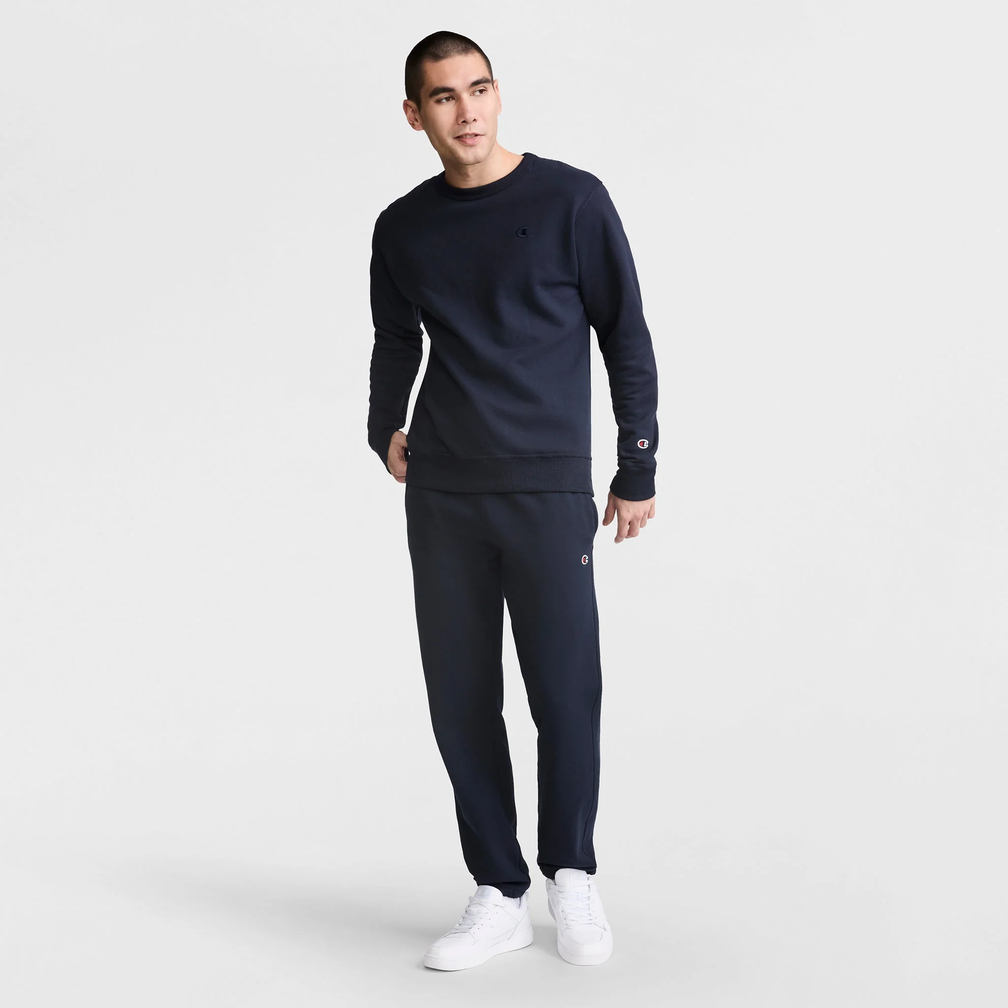 Powerblend Sweatpants, Cinched Bottom, C Logo - Image 3