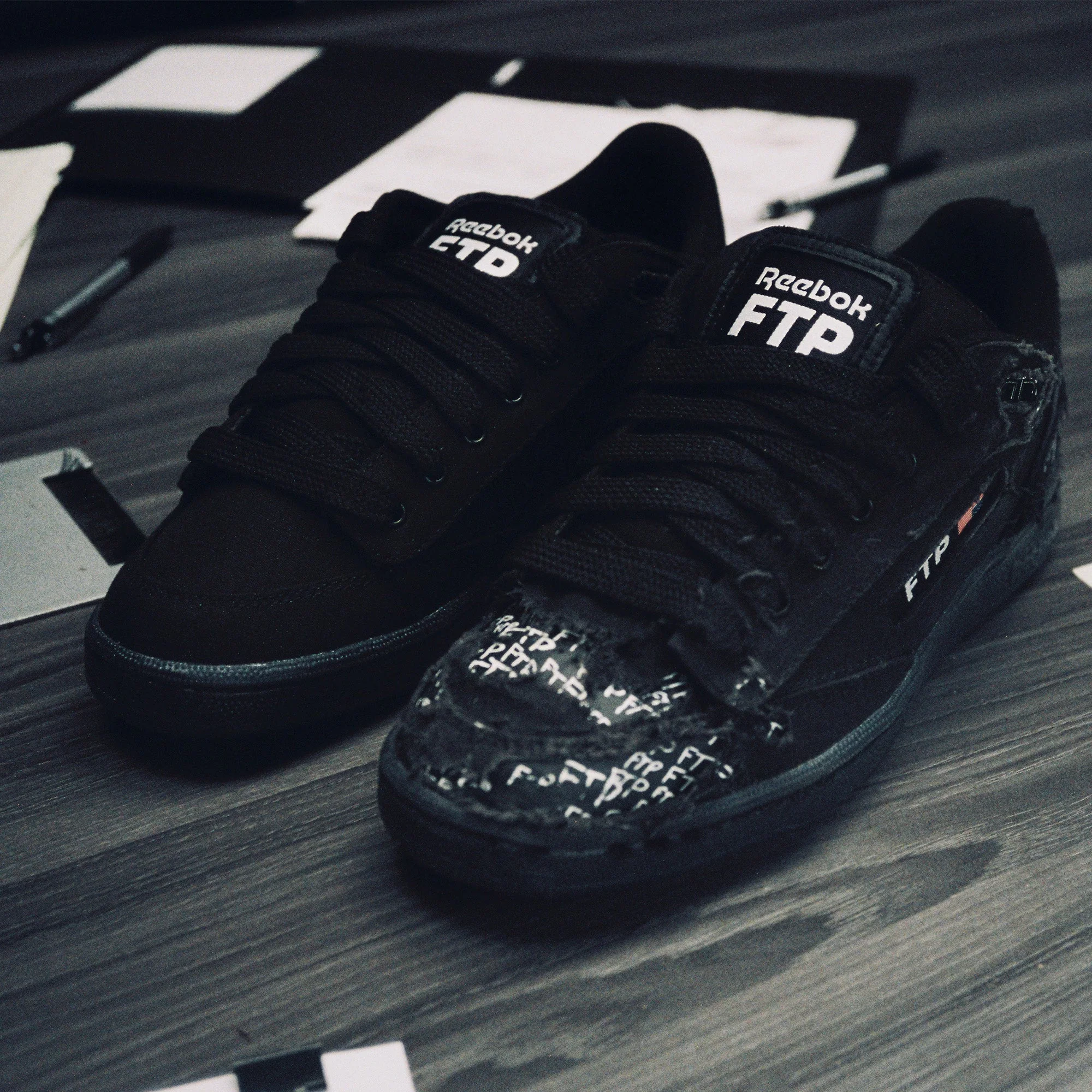 Reebok x FTP Club C Bulc CLN Shoes - Image 2