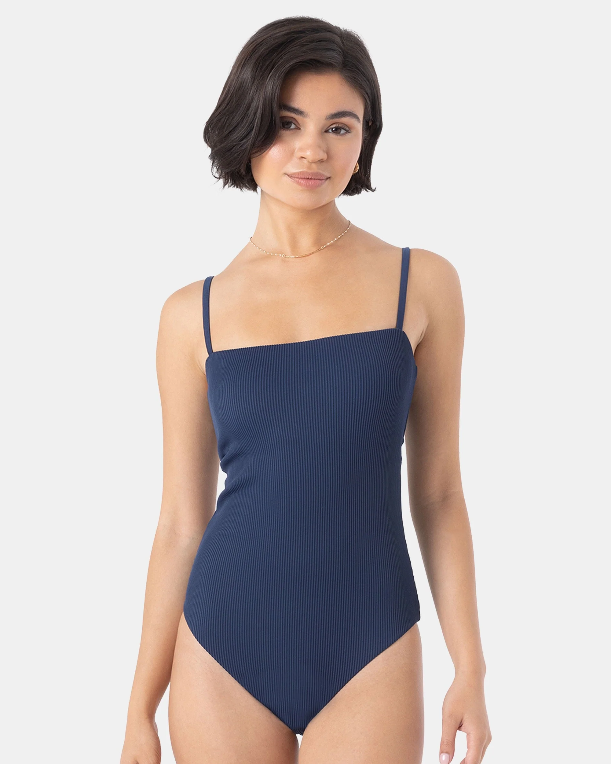 Rib Roxy Love Bandeau One Piece Swimsuit
