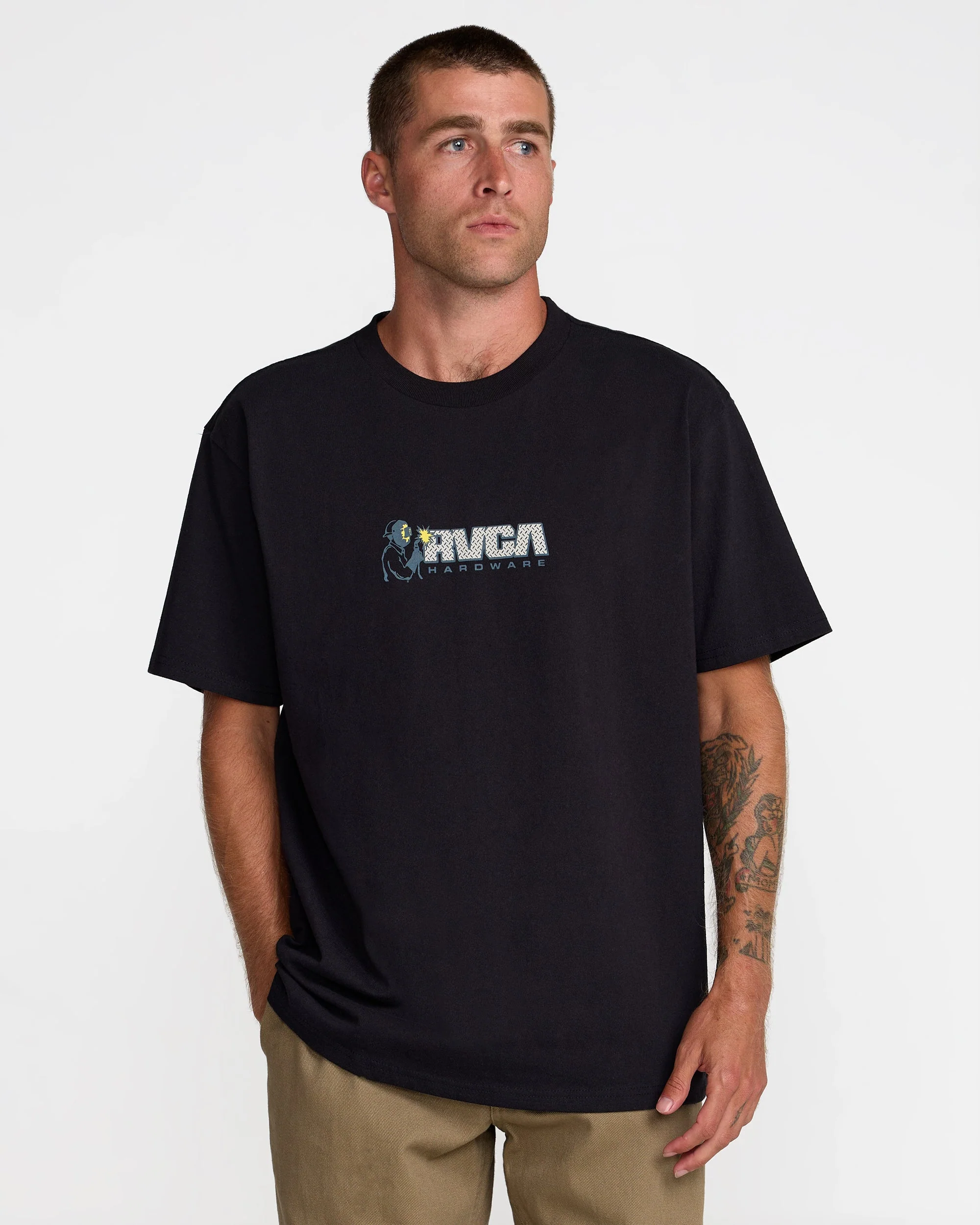 RVCA Hardware Short Sleeve Tee - Image 6