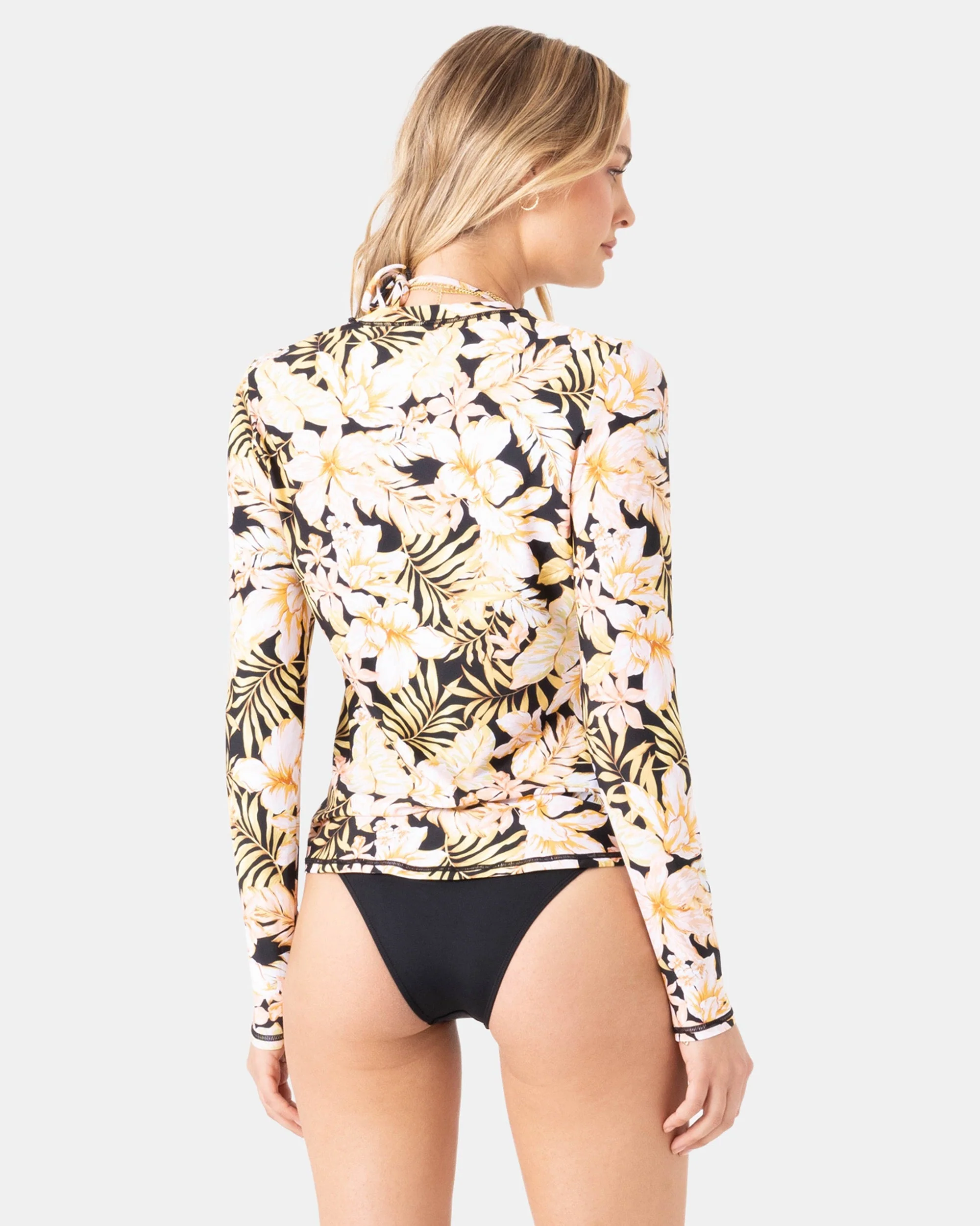 Tropical Sea Skippin Long Sleeve Rashguard - Image 3