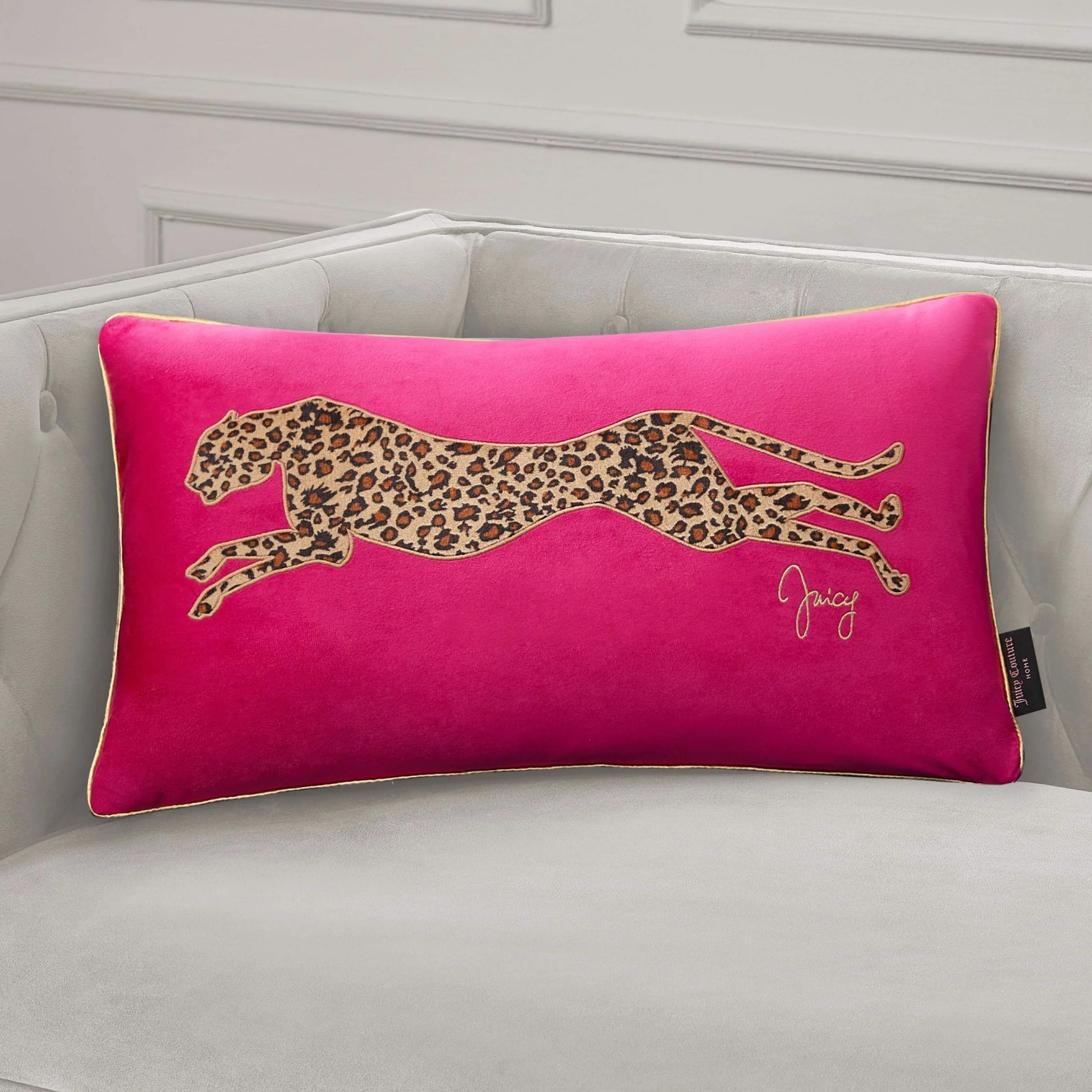 Velvet Cheetah Pillow - Image 3