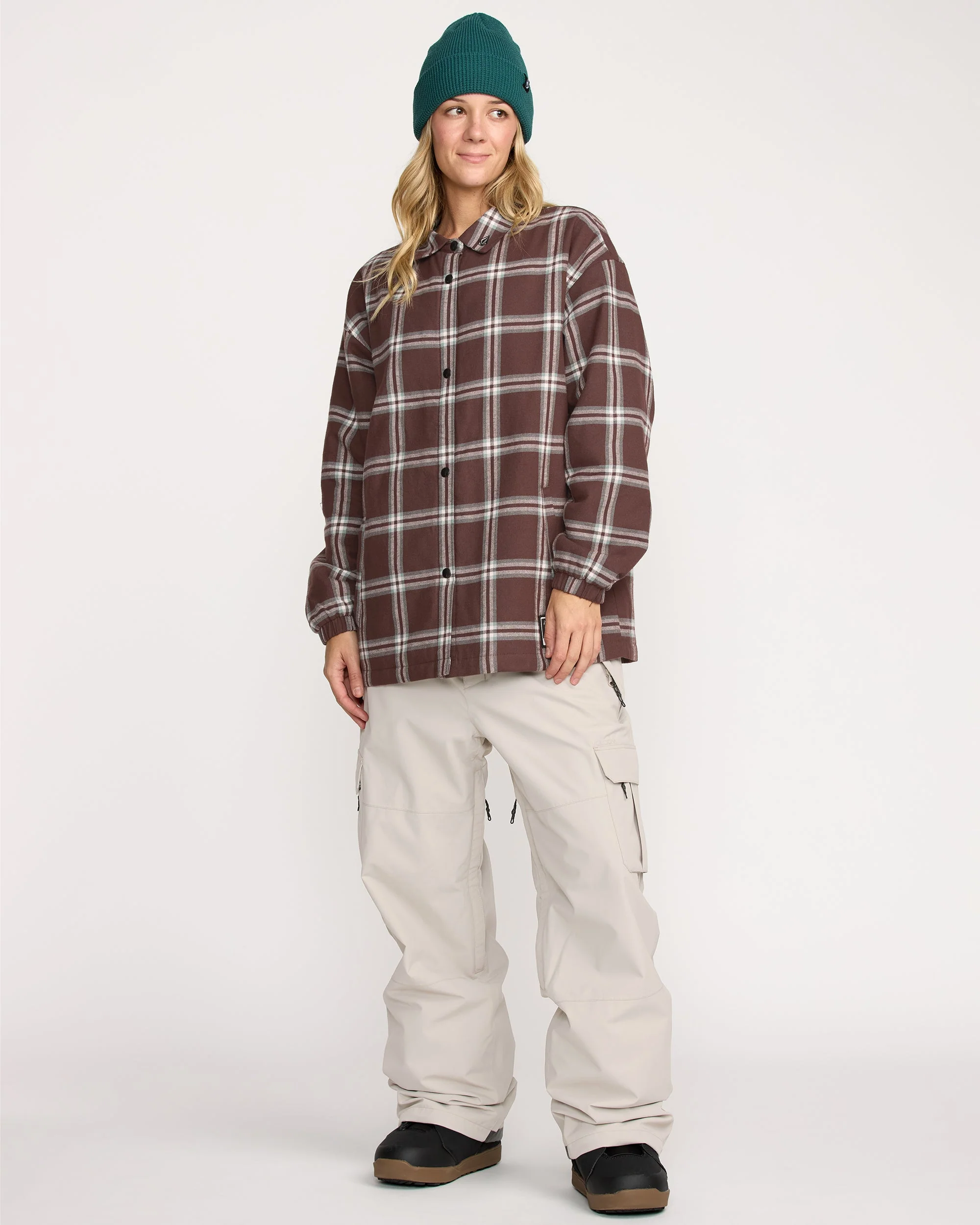 Women's Ins Riding Flannel Jacket - Image 4