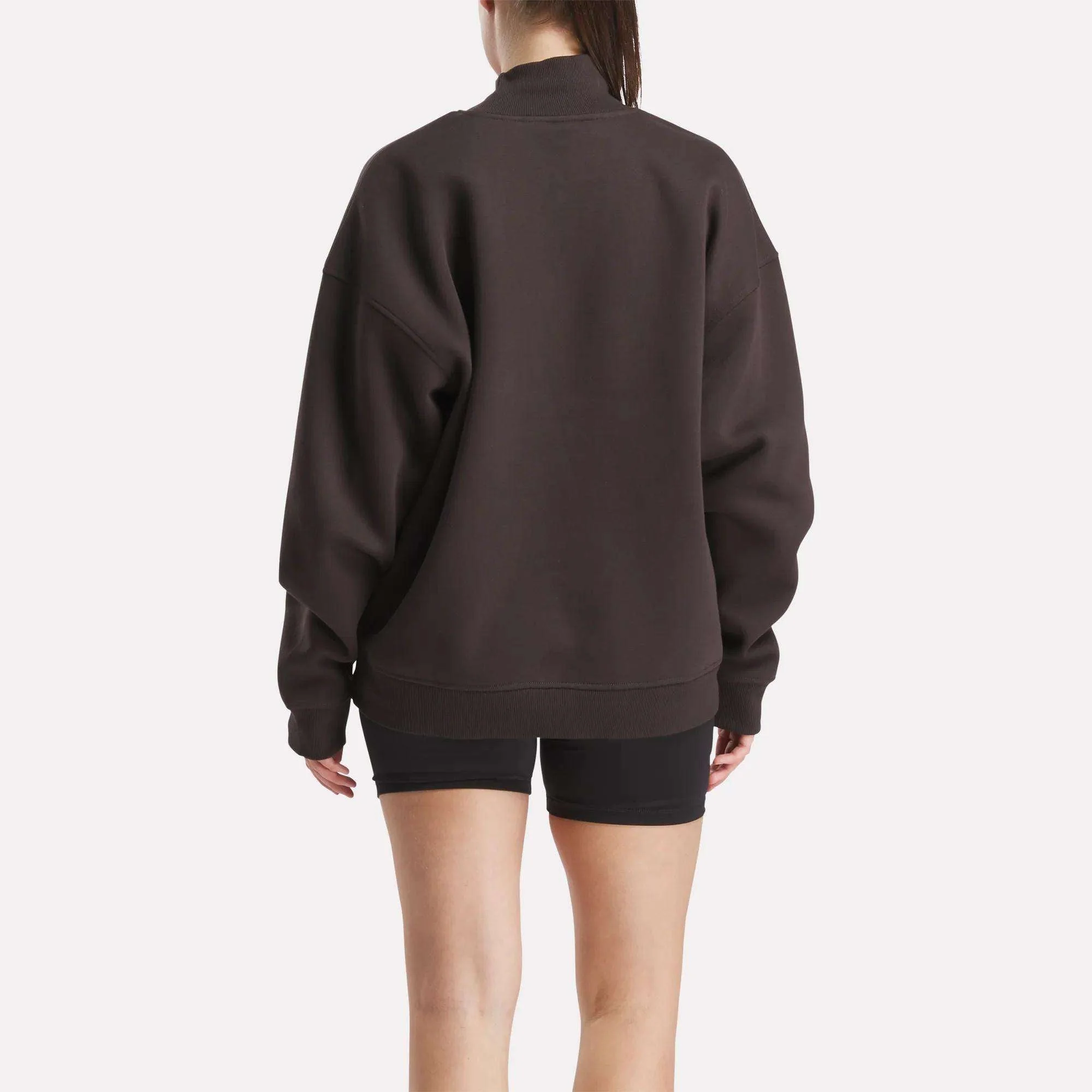 Women's Longline Roll Neck Sweatshirt - Image 3