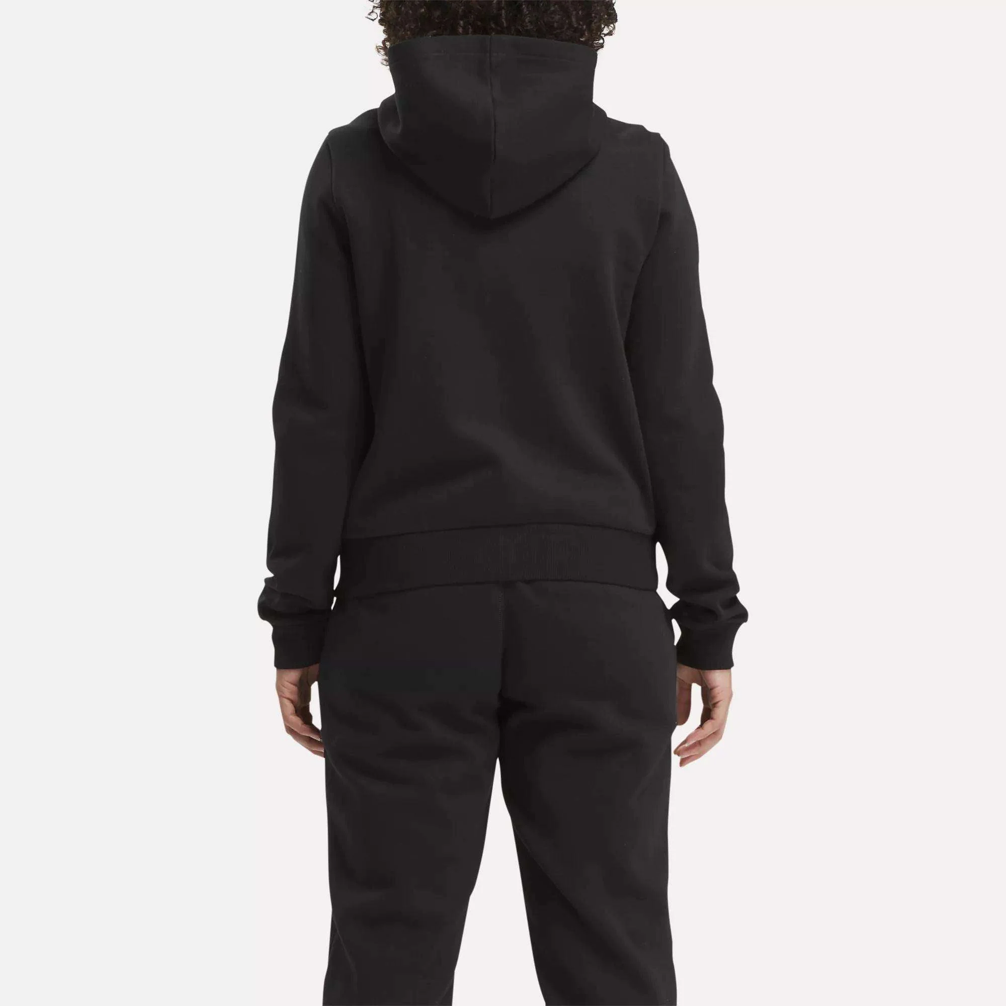 Women's Reebok Identity Small Logo Fleece Full-Zip Hoodie - Image 6